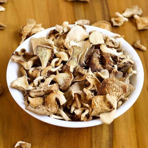 Brown Dried Oysters Mushroom Vacuum-sealed for Culinary Purposes