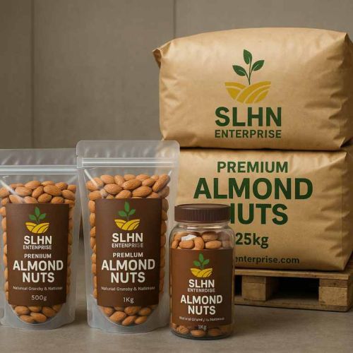 Raw Premium Almond Nut, Packaging Size : 10kg To 25kg