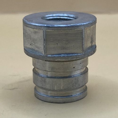 0.5 Aluminum Hex Bushes, Color : Grey