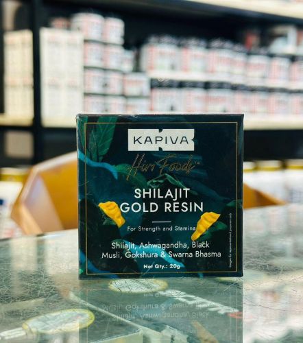 Kapiva Shilajit, Color : Dark Brown, Form : Capsules