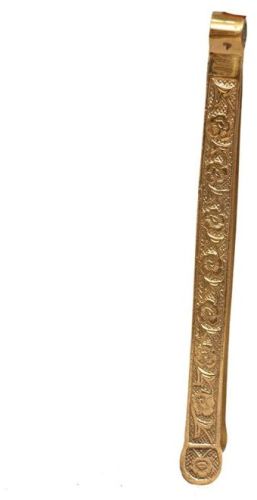 Pure Brass Roti Chimta, Color : Golden, Length : 30 to 33 Inches