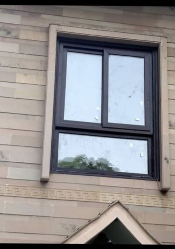 Polished Single Door UPVC Windows, Color : Brown