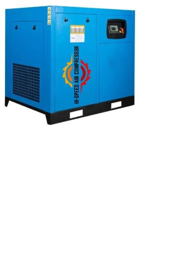 Semi Automatic Matel screw air compressor, Color : Blue