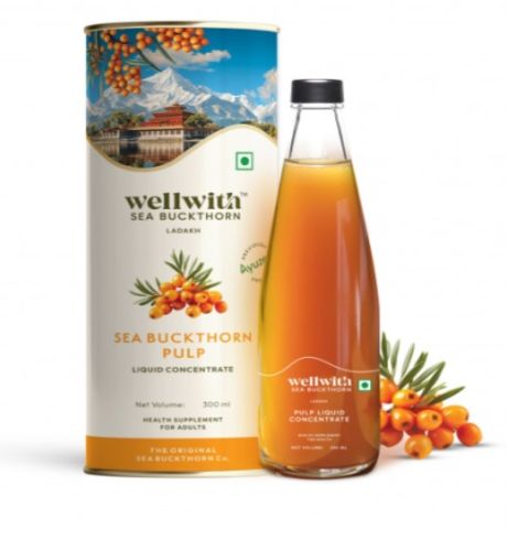 Organic Seabuckthorn Pulp, Brand Name : Wellwith, Purity : 100%