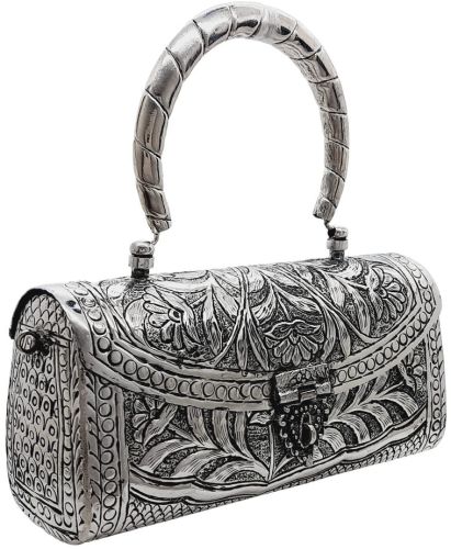 German Silver Clutch Bags Antique Standard