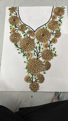 Printed Cloth Patches, Color : Yellow, White, Black for Garments