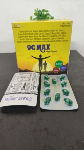 9G Max Multivitamin Sofgel Capsule, Packaging Type : Box