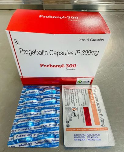 Prebanyl 300mg Pregabalin Capsule, Formulation : Tablet