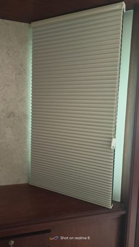 Fabric Duette Window Blind, Color : White, Packaging Type : Box