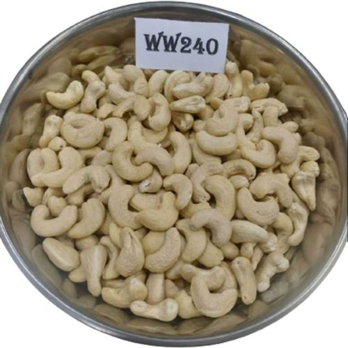 WW240 Whole Cashew Nuts, Color : Cream for Snacking, Baking, Cooking