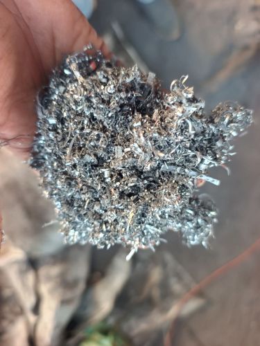 Casting Aluminum Turnings, Color : Grey, Shiny-silver