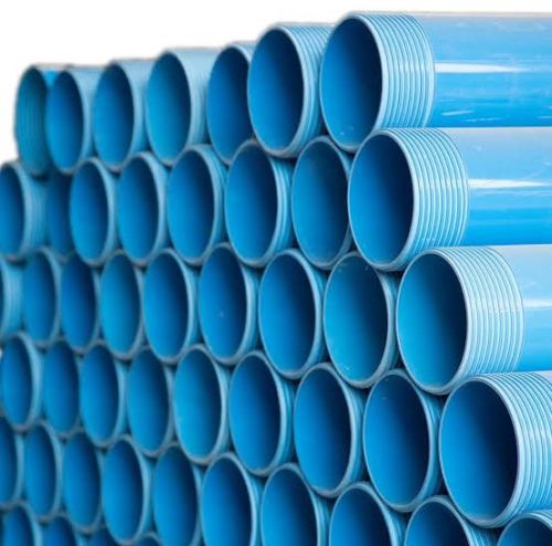 Blue pvc pipes, Shape : Round for Industrial