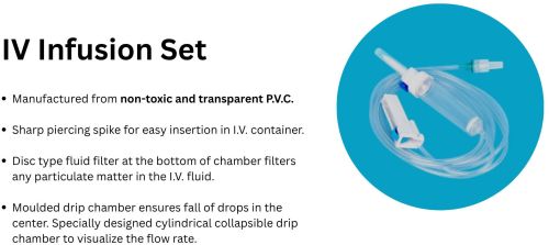 Pvc IV Infusion Set