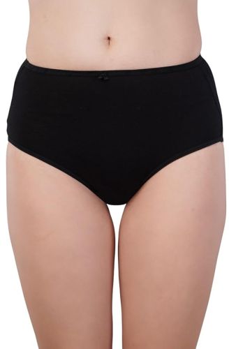 Cotton Hipster Panty, Color : black One Size