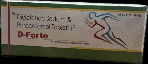 Diclofenac Paracetamol Tablet, Packaging Type : Blister Pack, Bottle