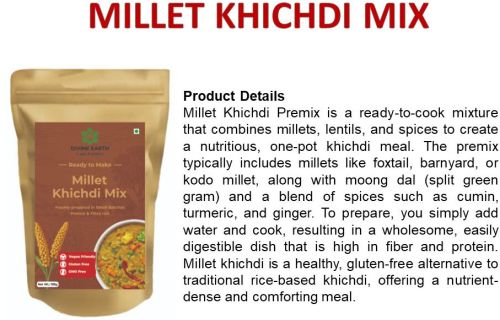 Millet Khichdi Premix, Color : Yellow, Weight : 500g for Ready-to-cook