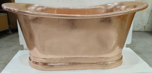 Copper Bathtub, Shape : Oval, Water Capacity : 40-50ltr