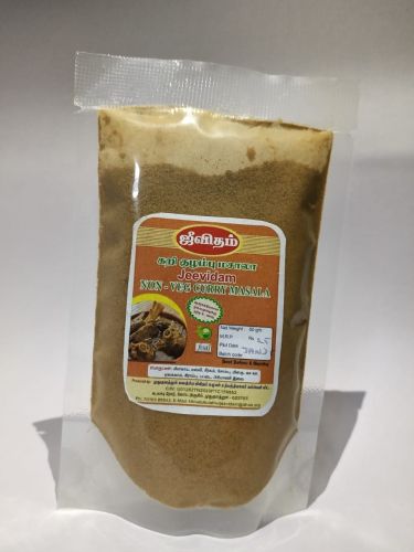 Blended Jeevidam Non Veg Curry Masala, Color : Light Brown
