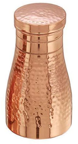 1100ml Copper Hammered Bedroom Bottle, Brand Name : Matels Bazar