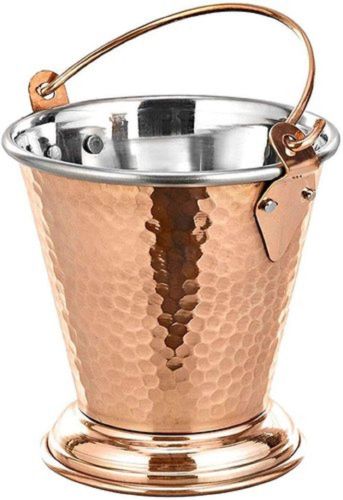 Stainless Steel Copper Bucket, Brand Name : Metals Bazar