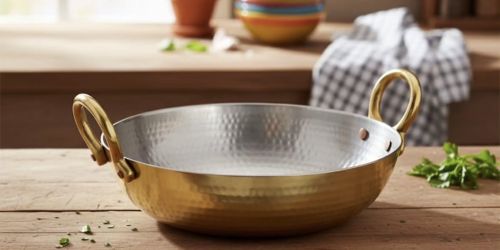 Traditional Brass Kadhai, Brand Name : Metals Bazar