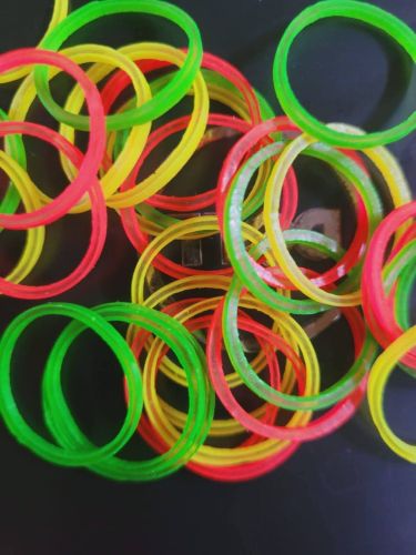 Transparent Rubber Band, Color : Multicolor