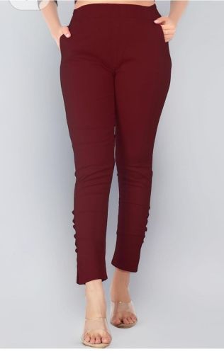 Rayon Ladies Cigarette Pants