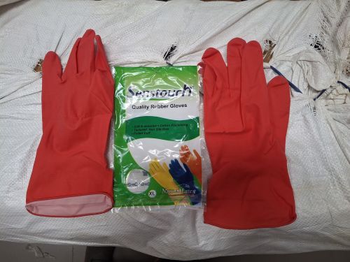 Senstouch Rubber Gloves all sizes for Industrial, Construction