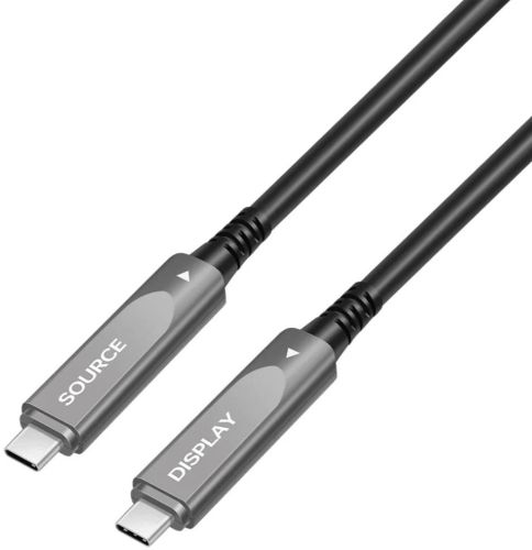 10m USB-C Active Optical Cable 8K Video 10G Data PD70W