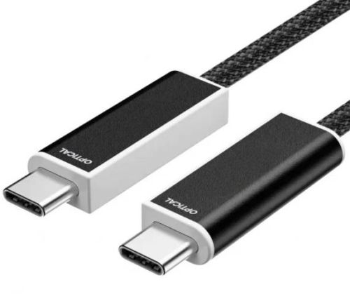 Fiber Optic C USB4 Active Optical Cable 5m 40Gbps