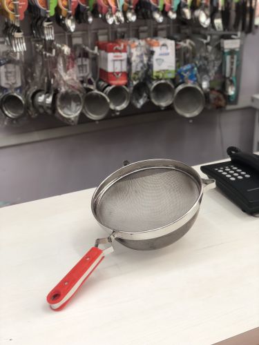 Stainless Steel Polished Juice Soup Strainer, Color : Shiny Silver