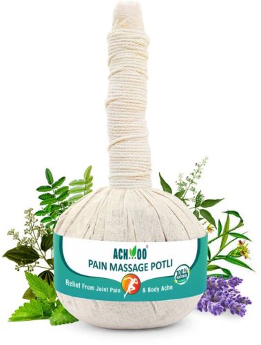 Pain Massage Potli, Color : White, Brand Name : Achoo 100gm