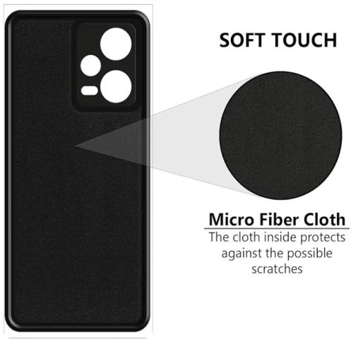 Silicone Poco Mobile Cover, Color : Black