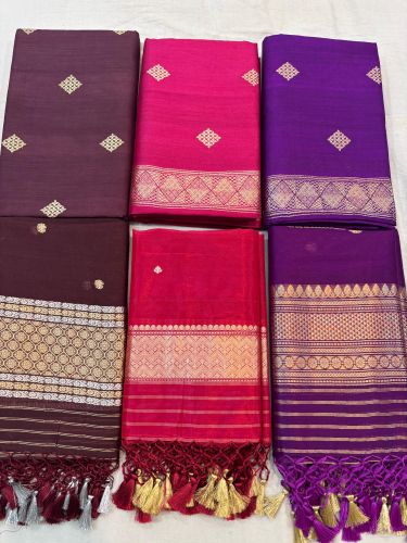 Festive Wear Unstitched Banarasi Silk Suit, Pattern : Embroidered