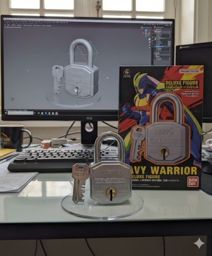 Navy Warrior 65mm Push Lock Double Locking