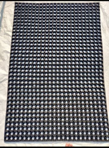 Rubber Hollow Mat, Color : Black Multisizes, Hardness : Hard