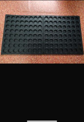 Rubber Step Mat, Color : Black Multisize