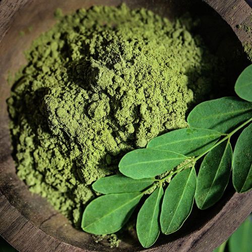 Raw Organic Moringa Powder, Color : Green, Brand Name : Herbswordlz