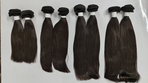 Remy Human Hair, Color : Black, Brownish, Grey Curly