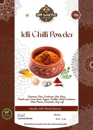 Spicy Red A Grade Idli Chilli Powder, Packaging Type : Plastic Pouch