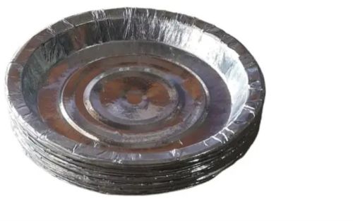 Disposable Paper Plates, Color : Grey, Silver Multisizes