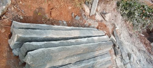 Polished Concrete Agriculture Land Fencing Stones, Color : Grey