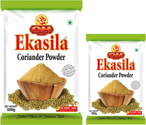 Om Ekasila Coriander Powder 100 Gram, Certification : FSSAI Certified