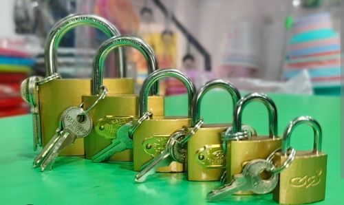 Polished Metal Safe Locker, Color : Light Yellow for Safety Use