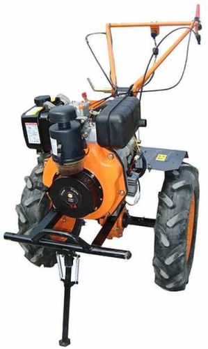 Manual 12 HP Orange Diesel Power Tiller