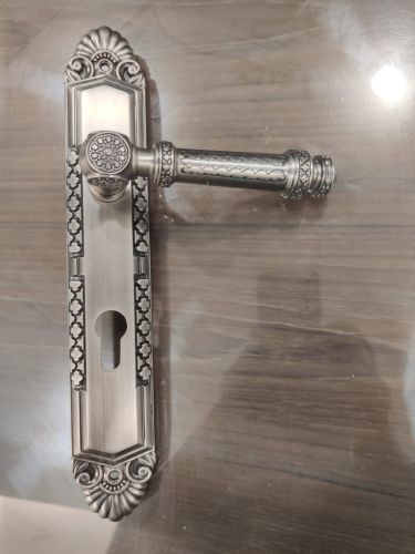 Brass Mortice Handle, Color : Silver for Door Hardware