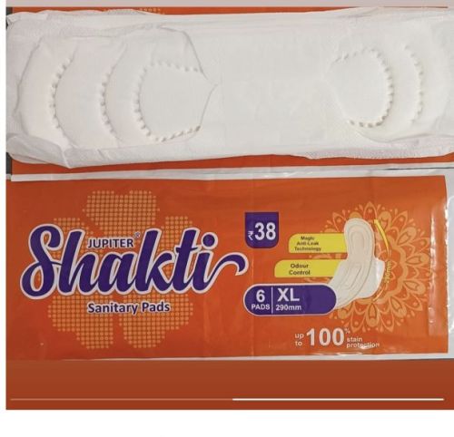 Cotton Blend Jupiter Shakti Sanitary Pad 06pcs Regular