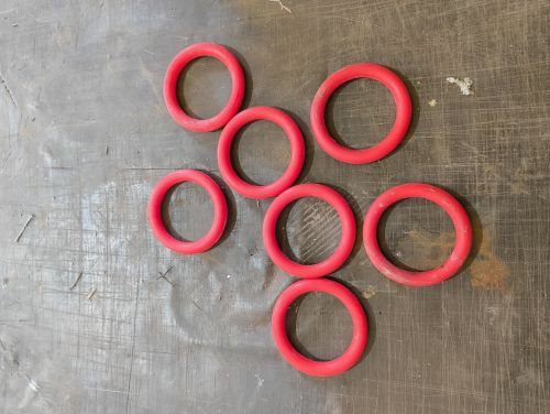 Industrial Rubber O Ring, Color : Red