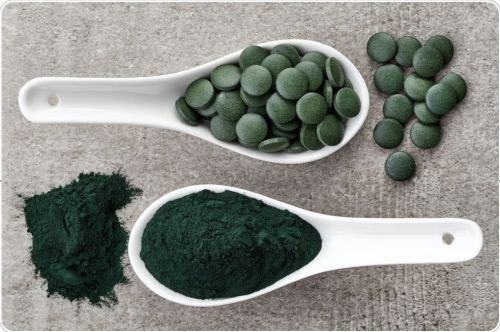 Spirulina Tablet, Color : Green, Grade Standard : Herbal Grade