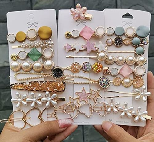 Aluminium Fashion Hair Clips, Color : Multicolor